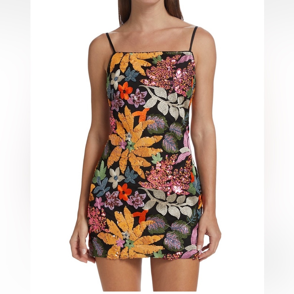 Ramy Brook Gio Sequined Floral-Embroidered Minidress
Color: GARDEN MULTI - Picture 2 of 7